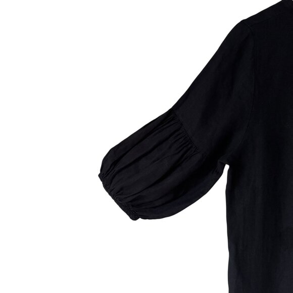 Bryn Walker XS Oversized Tunic Top Mini Dress Linen Comfy Breathable Lagenlook - Picture 5 of 16